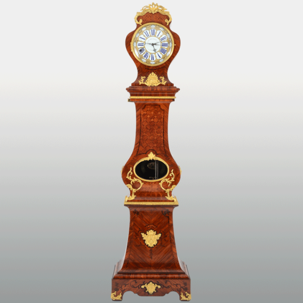 French Louis XV Clock Signed Darville Paris, c. 1770