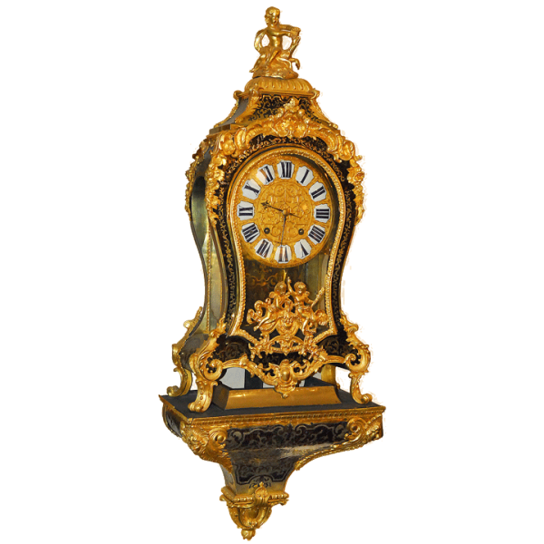 French Boulle Inlaid Bracket Clock, c. 1720