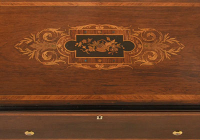 Music Box by Nicole Freres in Rosewood Marquetry