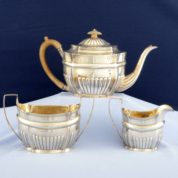 Sterling Tea Set by Hannah Northcote, circa 1802