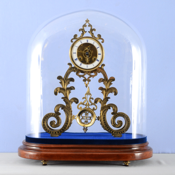 French Skeleton Clock by Wurtel of Paris, circa 1850