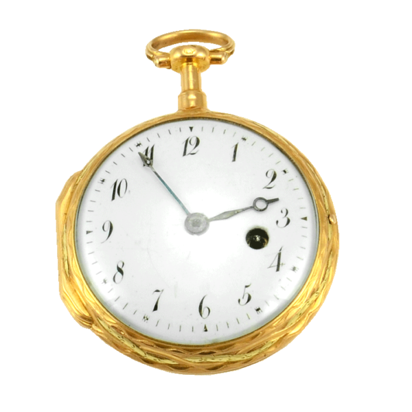 French Jacques Gudin Verge Fusee Pocket Watch, circa 1770