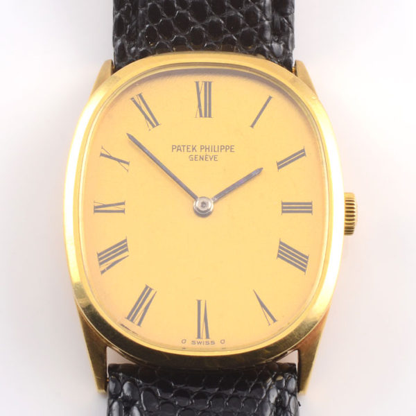 Swiss 18 Karat Yellow Gold Mens Wrist Watch by Patek Philippe