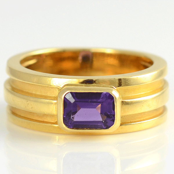 Tiffany & Co. Amethyst 18K Gold Ring