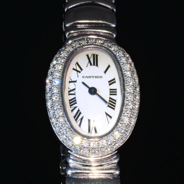 Ladies Diamond Wrist Watch by Cartier
