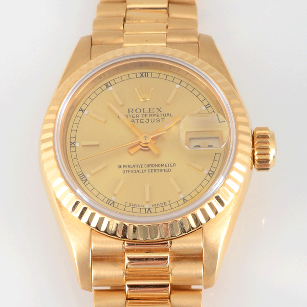 Ladies' 18K Gold Presidential Rolex Wrist Watch