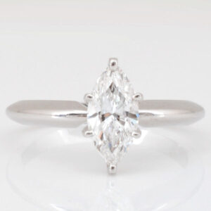 Internally Flawless 1 Carat Marquise Diamond Ring