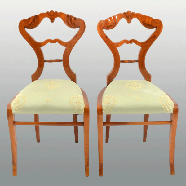 Biedermeier Side Chairs by Danhauser, circa 1815