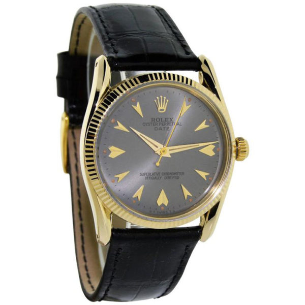 Rolex Bombe Style Wrist Watch