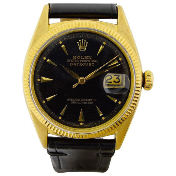Rolex Datejust 18K Gold Wrist Watch