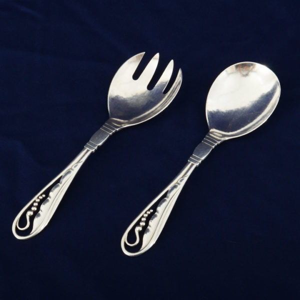 Sterling Silver Fork and Spoon Serving Set