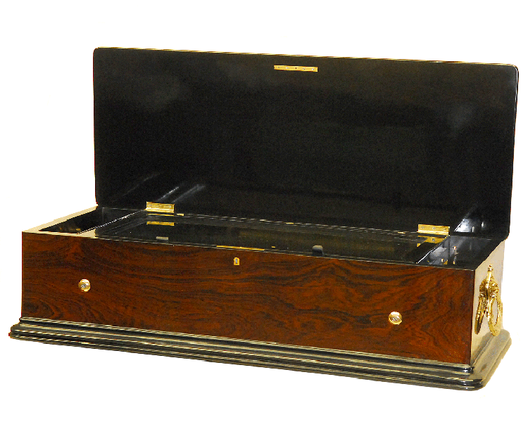 JH Heller Rosewood Music Box, circa 1880