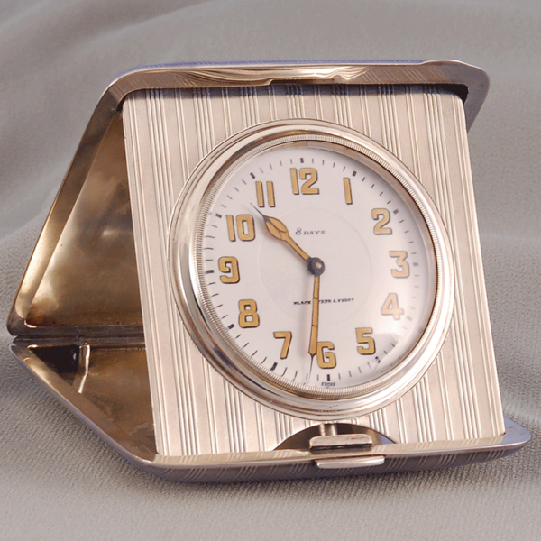 American Sterling Travel Clock for Black Starr & Frost
