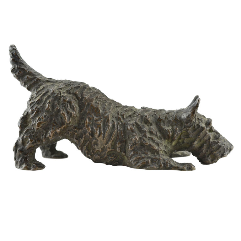 Marguerite Kirmse Bronze Sculpture Scottish Terrier