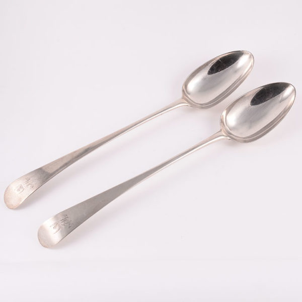 Sterling Silver Spoons by Hester Bateman, circa 1783