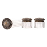 Simons Bros & Co Crystal Three Piece Dresser Set