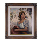 Dirk Foslien Dalagang Bukid After Fernando Amorsolo