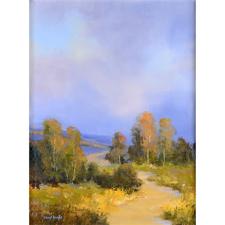 Sheryl Knight <em>Regal Trees</em> Oil Painting