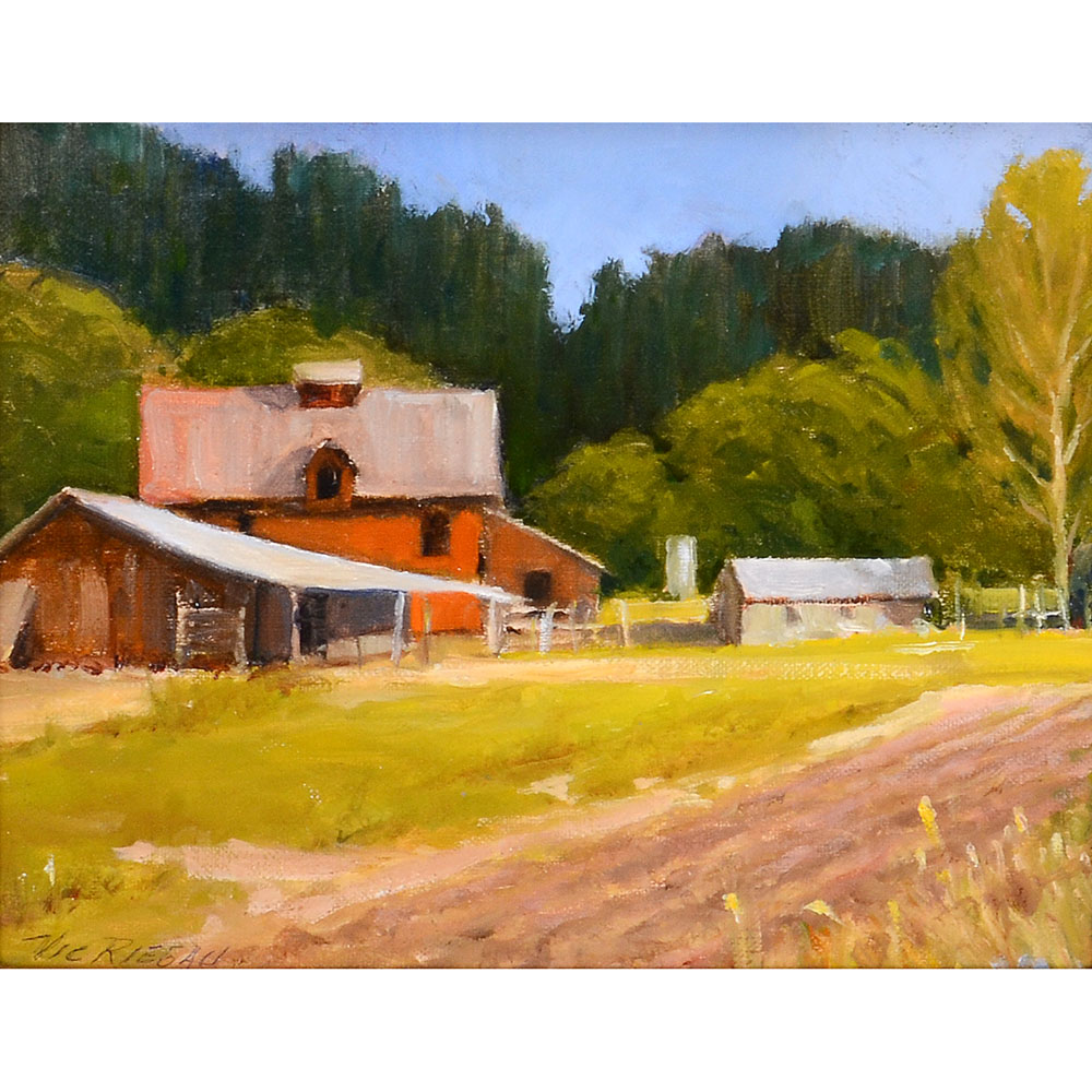 Oil Painting <em>Santa Rosa Ranch</em> by Vic Riesau