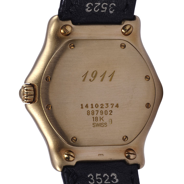 Ebel Wave Hexagonal 18K Unisex Quartz Wrist Watch