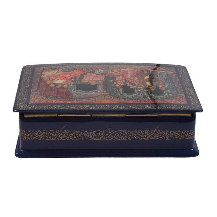 Nobles Bearing Gifts Russian Lacquer Box