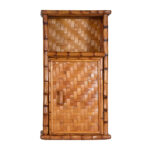 Vintage Rattan Hanging Cabinet