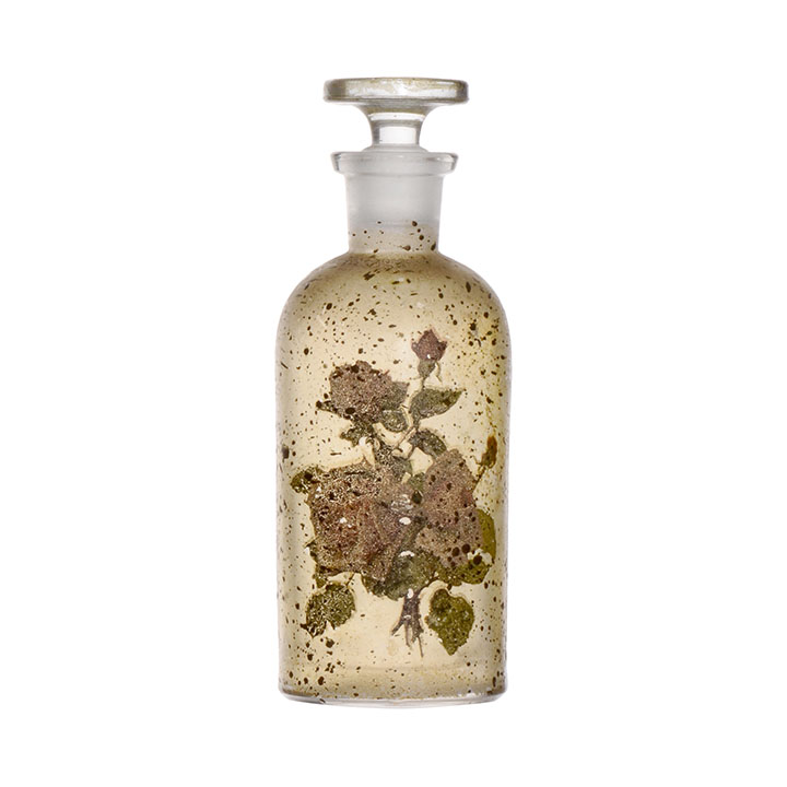 Floral Painted Perfume Bottle