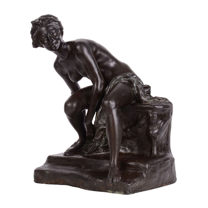 Antonio Ugo The Bather Bronze Sculpture
