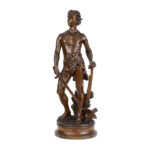 Gaudez Farmer Warrior Bronze