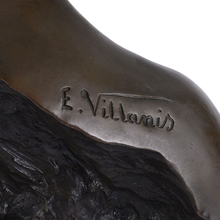 Emmanuel Villanis Dianne Bronze Bust Sculpture