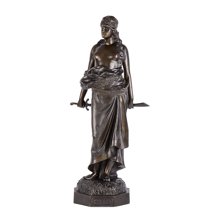 Judith Bronze Clad Statue