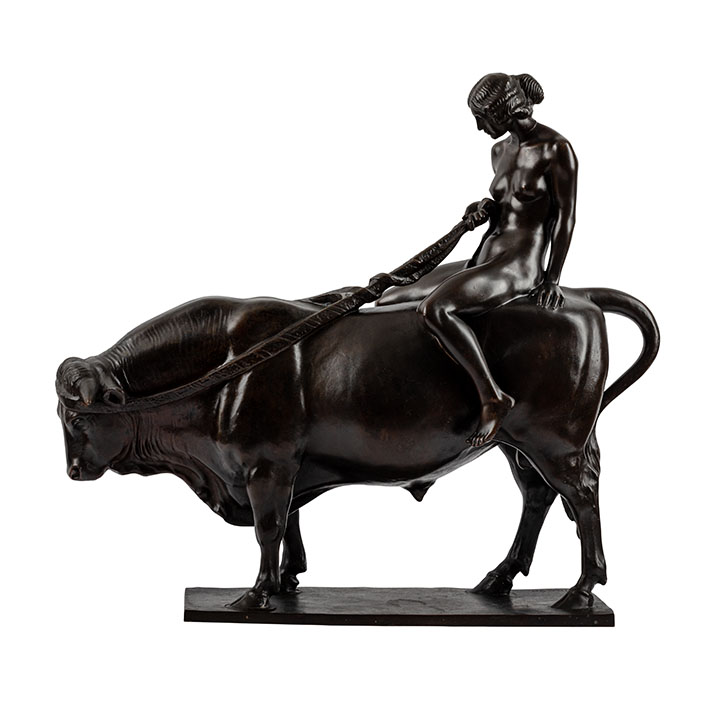 Europa and The Bull Bronze