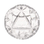 Brilliant Hobstar Cut Glass Pickle Dish