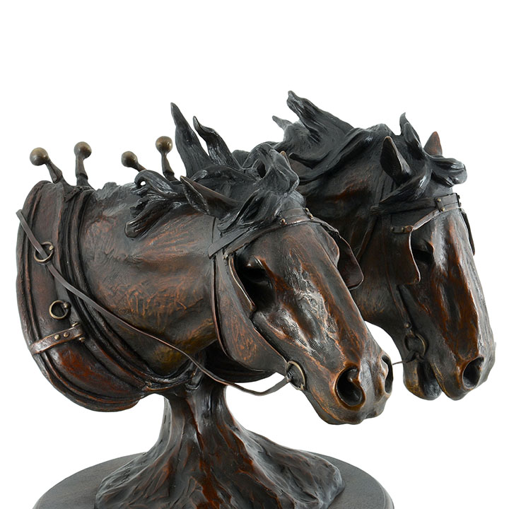 Bronze Sculpture Hoot N Annie by Bradford J Williams