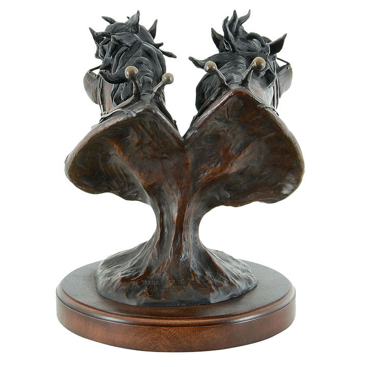 Bronze Sculpture Hoot N Annie by Bradford J Williams