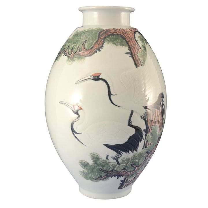 Korean Large Porcelain Vase