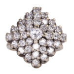 diamond cluster ring