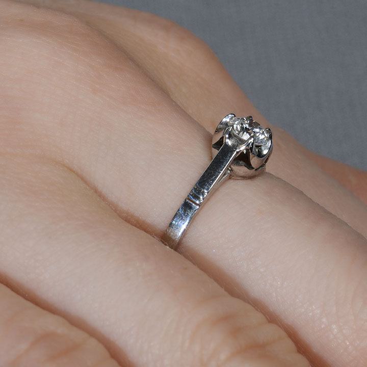 VVS1 Diamond Solitaire Platinum Engagement Ring