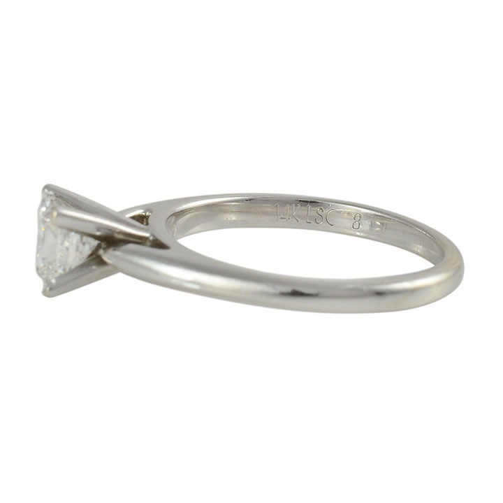 0.76 Carat VS1 G Solitaire Diamond Ring