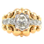 18 Karat Gold 0.88 Carat Diamond Ring