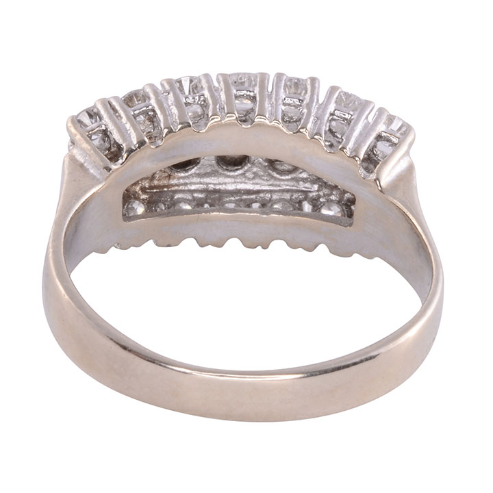 1.35 CTW VS1 Diamond White Gold Ring