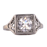 Edwardian 1.25 Carat Diamond Ring