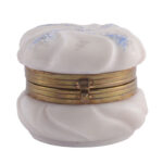 Wavecrest Milk Glass Jewelry Box