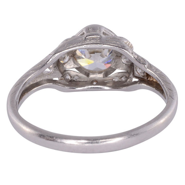 Edwardian 1.30 Carat Diamond Engagement Ring