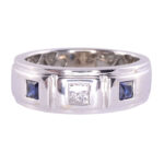 Diamond Sapphire Ring