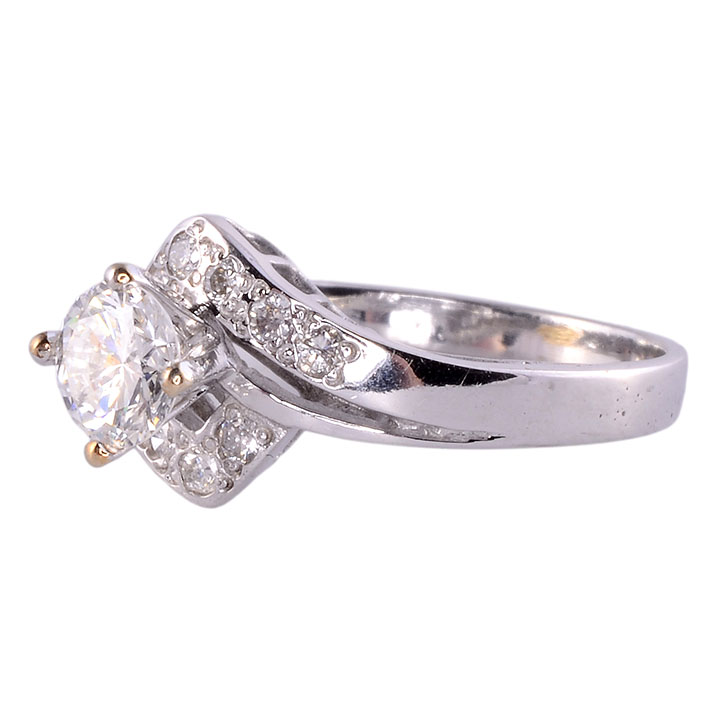 .55 Carat VVS2 Center Diamond Engagement Ring