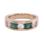 diamond emerald band