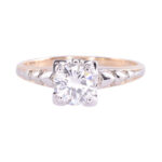 GIA certified diamond engagement ring