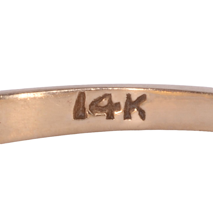 14K Solitaire 0.45 Carat Diamond Ring