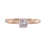 14K Solitaire 0.45 Carat Diamond Ring